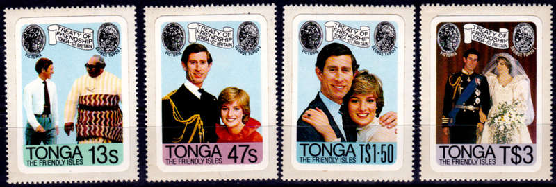 TONGA 1981, 21 Oct. ROYAL WEDDING, set, MNH CV +/-R 180.00 view scans