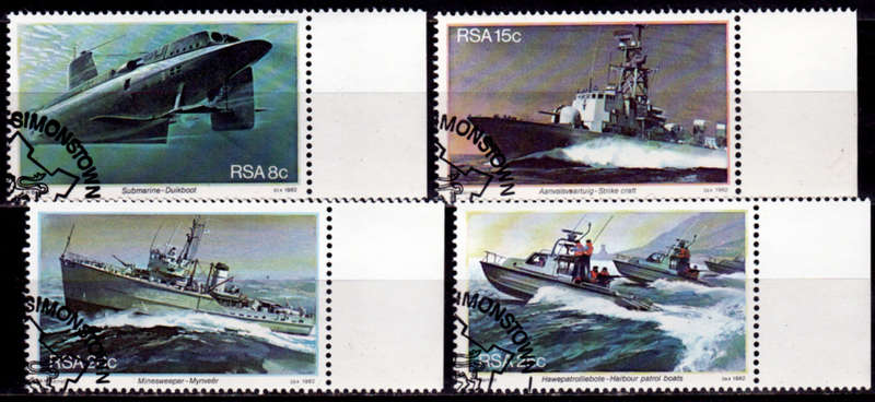 RSA 1982, 2 April. ANNIV of SIMONSTOWN, set, CTO, CV R ?? view scans