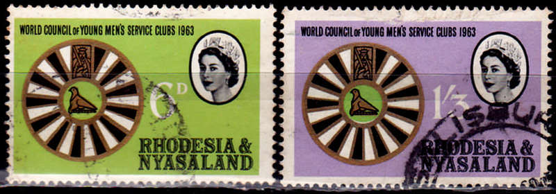 RHODESIA and NYASALAND 1963, 11 Sept. YMCA CONFERENCE, set, UH, CV R 40.00 view scans