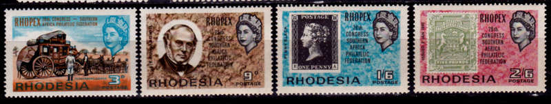 RHODESIA 1966, 2 May. 28th CONGRESS SAPF RHOPEX, set, MNH, CV R 38.00, view scans