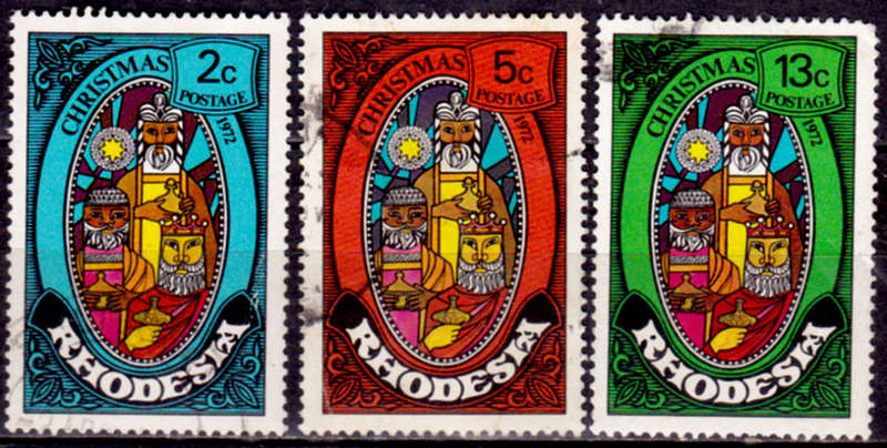 RHODESIA 1972, 18 Oct. CHRISTMAS ISSUE, set, UH, CV R 20.00 view scans