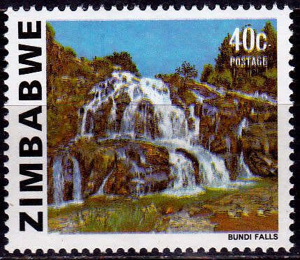 ZIMBABWE 1983, 14 March. WATERFALLS, single, MNH, CV +/- R 145.00 view scans