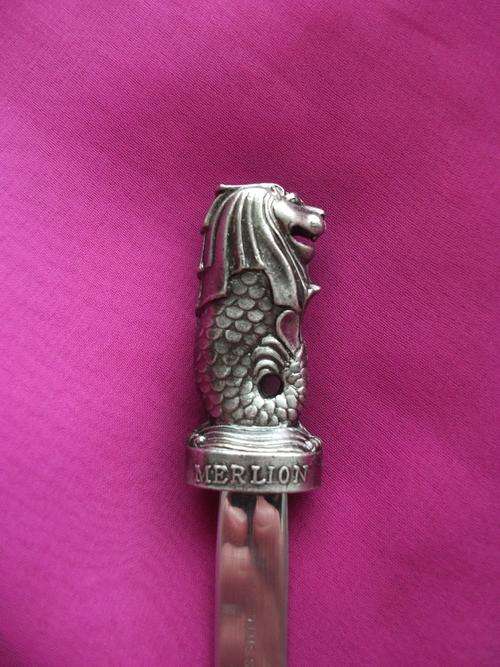 SINGAPORE MERLION LETTER OPENER (Stainless Steel)