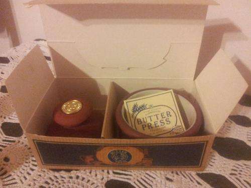 Stuart Houghton Farmhouse BUTTER PRESS and BUTTER DISH