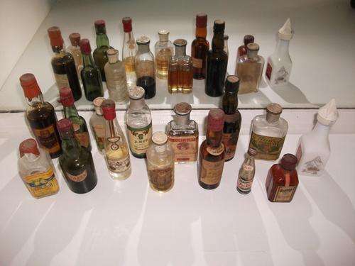 15 Vintage Miniature Liquor Bottles and Other