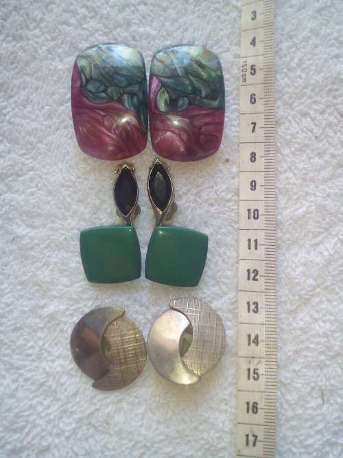 Lot of 4 Sets of Clip on Earings