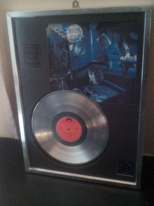 4 Framed Platinum Music Awards