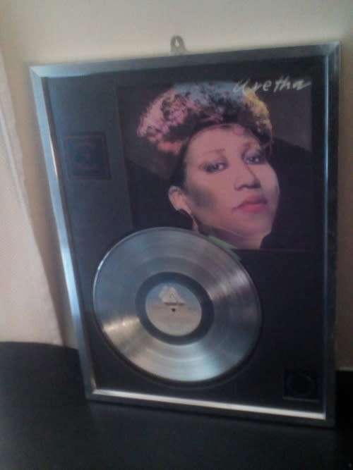 4 Framed Platinum Music Awards