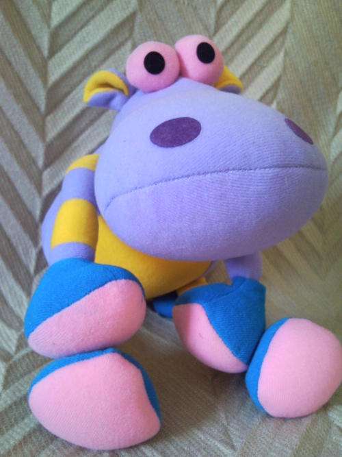 Colorful Hippo With Long Legs