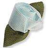 Large fabric roses - aqua (5)