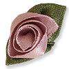 Large fabric roses - purple (5 per packet)