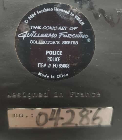 Comic Art of Guillermo Forchino - The Police car (retired item)