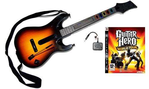 PS3 Guitar Hero World Tour with Standalone Wireless Guitar Controller and Game