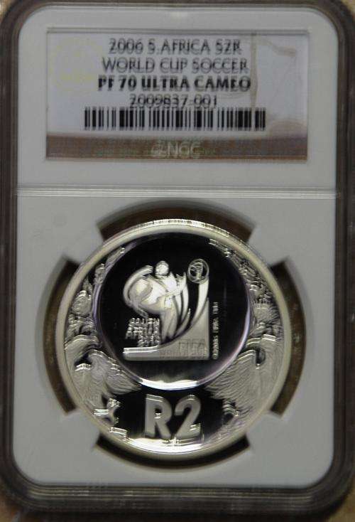 WOW 2006 SA S2R World Cup Soccer NGC Graded PF 70UC