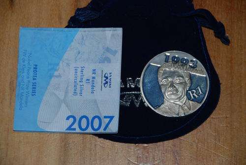 WOW 2007 Protea NELSON MANDELA SILVER Uncirculated Coin