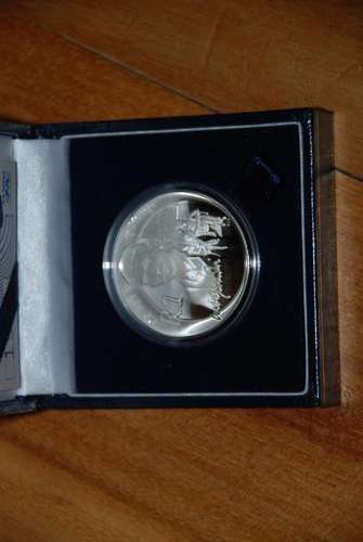 WOW 2008 S1R - PROTEA Silver Coin MAHATMA GANDHI