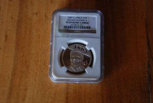 WOW 2007 S.Africa S1R Nelson Mandela - NGC PF69 Ultra Cameo