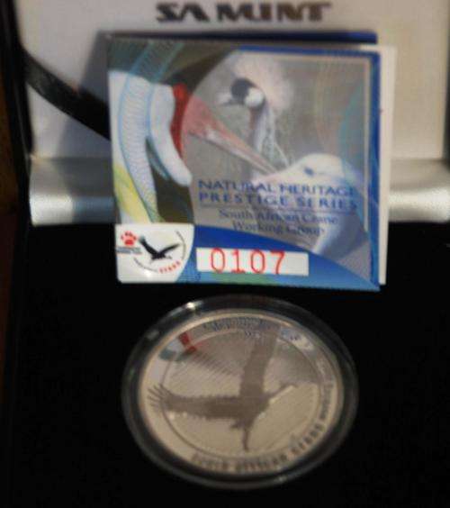WOW - SA CRANE WORKING GROUP - EWT - 1Oz SILVER - Heritage Prestige Series