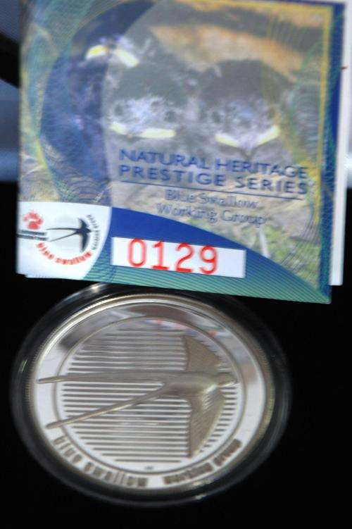 WOW - BLUE SWALLOW WORKING GROUP - EWT - 1Oz SILVER - Heritage Prestige Series