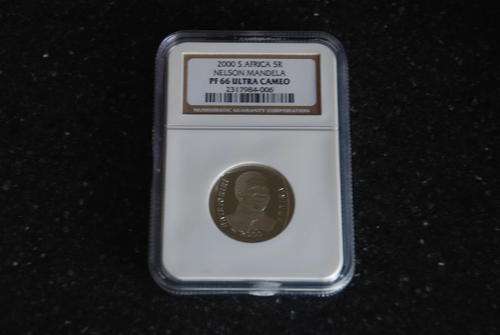 WOW 2000 S.Africa 5R NELSON MANDELA - NGC PF66 Ultra Cameo