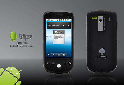 Eclipse - Dual SIM Android 2.2 Smartphone (Black)