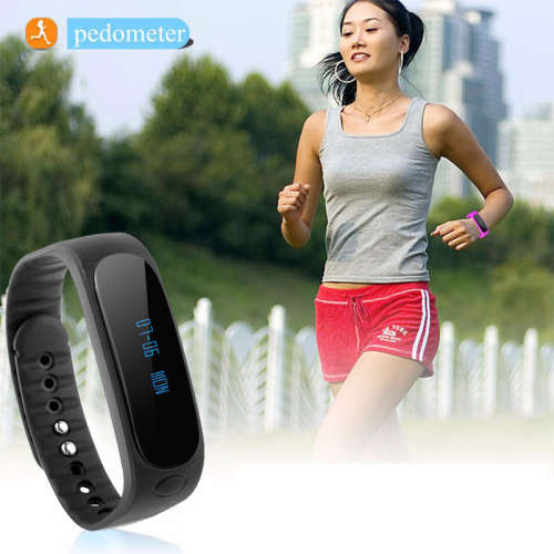 Description:  Brand new and high quality. Monitor your daily fitness level, track walking distance and calculate calories burned. Set up your daily target,  let's complete your exercise everyday; Rest well, rest easy. Automatic your sleep monitoring, analyzes your sleep quality; Improve your lifestyle. Let's be fond of the healthier life.  Function:  Time Display Pedometer Ranging calorie consumption Alarm Reminder Event Reminders Fitness Goal Setting Bluetooth Self-control video capture control Anti-Lost Reminder Find the Phone Sleep Monitoring (shades of sleep duration and quality monitoring) Calls to remind (Android phone displays the caller's number to call for Apple phone vibrate) Information Alerts (Android phone) Motion Data Sharing Technical Parameters:  Display: 0.84-inch OLED Main Chip: TI CC2541 Bluetooth version: 4.0BLE Charge: fuselage comes with USB charging Waterproof rating: IP67 waterproof just for daily life (not for swimming, diving, take a shower) For: support Bluetooth 4.0 and above systems running Android 4.3 Android devices; iOS7.0 or more Apple devices APK Download: Use the two-dimensional code scanning instructions on the phone to download and install