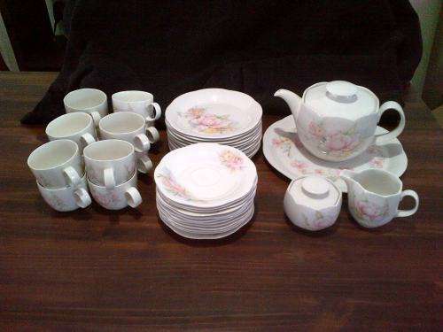 Vintage Constantia Fine china tea set 42pc, serves 12, excelent condition and complete.