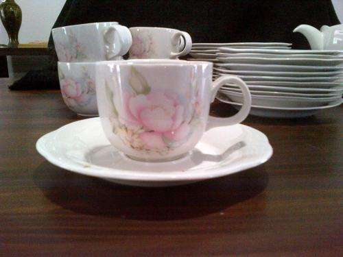Vintage Constantia Fine china tea set 42pc, serves 12, excelent condition and complete.