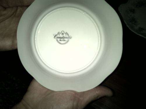 Vintage Constantia Fine china tea set 42pc, serves 12, excelent condition and complete.