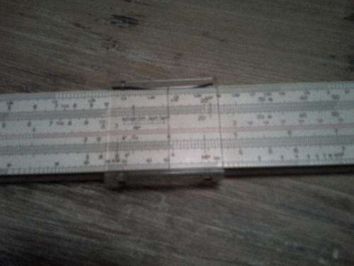 Very rare antique 1937  Faber Castell 1/98 Electro slide ruler in original packaging.