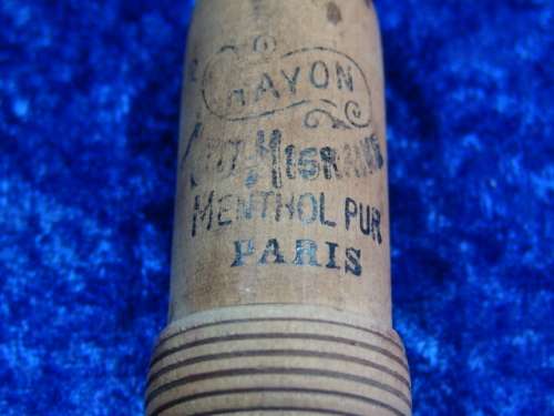 Antique French acorn shaped anti migraine Inhaler -  Paris 1920