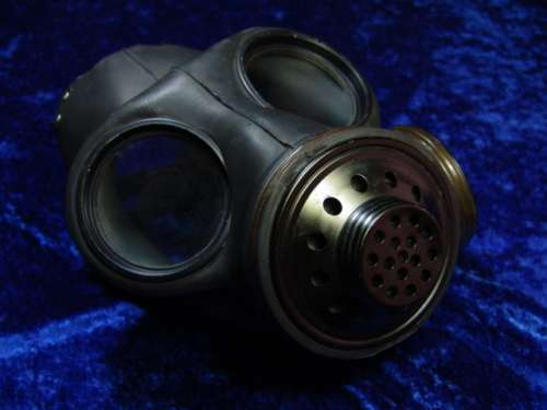 Vintage military Gas Mask - Avon No.4 ,Mk2