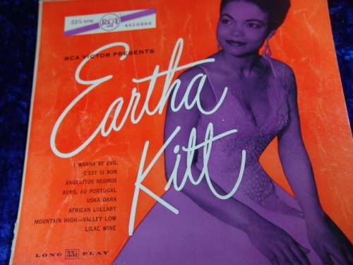 RCA Victor Presents - Eartha Kitt LP, record