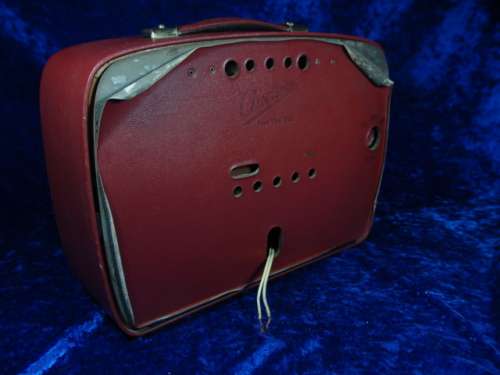 Vintage 1950's Art Deco style Portable Tube Radio - Audiola - Denmark - guaranteed working condition
