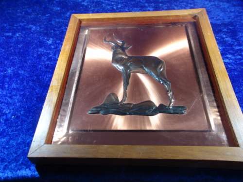 Vintage Dennis Thompson Original Pure Copper Embossed Impala
