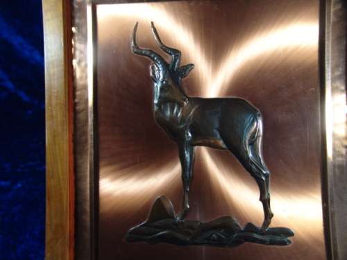 Vintage Dennis Thompson Original Pure Copper Embossed Impala