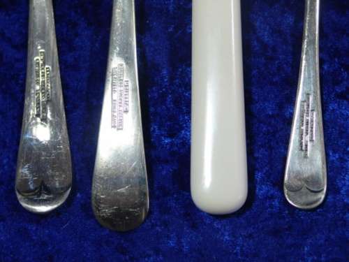 Vintage Sipelia Rustless Nickel Silver and bone handle 24 piece Cutlery Set - Sheffield