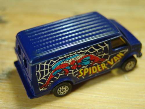 Vintage die cast Corgi Juniors - Spider Van - US Van - 1970's