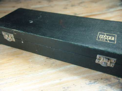 Vintage German Gebroder Haff Planimeter 315 with all accessories and in original Case