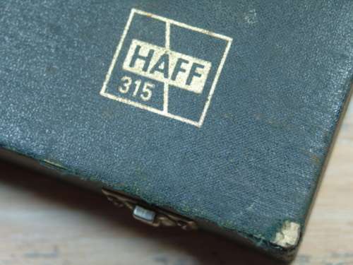 Vintage German Gebroder Haff Planimeter 315 with all accessories and in original Case