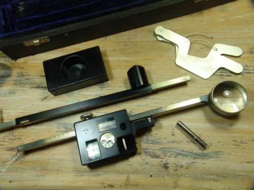 Vintage German Gebroder Haff Planimeter 315 with all accessories and in original Case