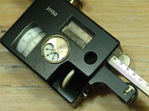 Vintage German Gebroder Haff Planimeter 315 with all accessories and in original Case