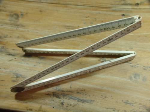 Vintage Rabone Chesterman Foldable Ruler - 1 meter