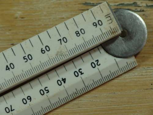 Vintage Rabone Chesterman Foldable Ruler - 1 meter