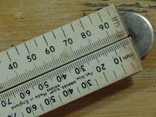 Vintage Rabone Chesterman Foldable Ruler - 1 meter