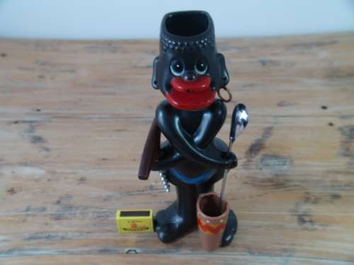 Vintage large African ceramic Figurine / Ornament