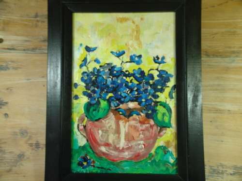 Original Acrylic on board Framed and signed painting - Rosa Smit 1998
