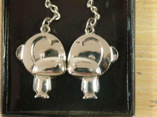 Crazy R1 Start - His & Hers key ring set - Monkeys