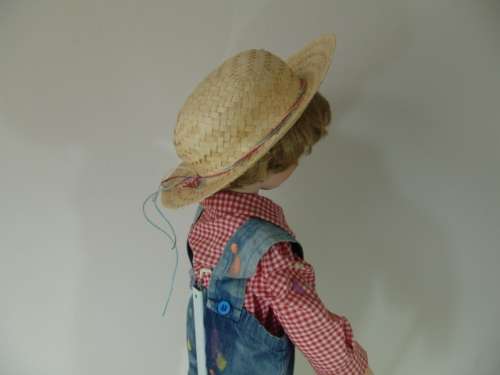Large Vintage rare Porcelain Doll from the Tom Sawyer collection - "Tom Sawyer" by D.Rupert 1996