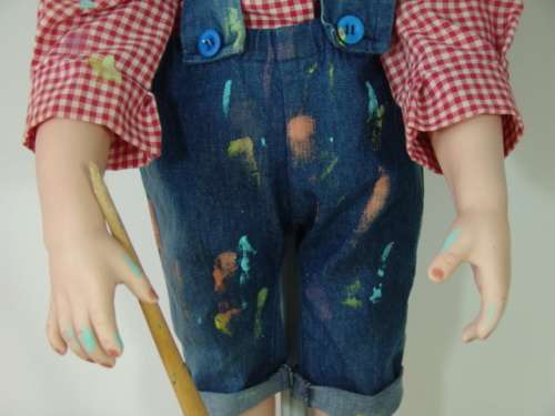 Large Vintage rare Porcelain Doll from the Tom Sawyer collection - "Tom Sawyer" by D.Rupert 1996